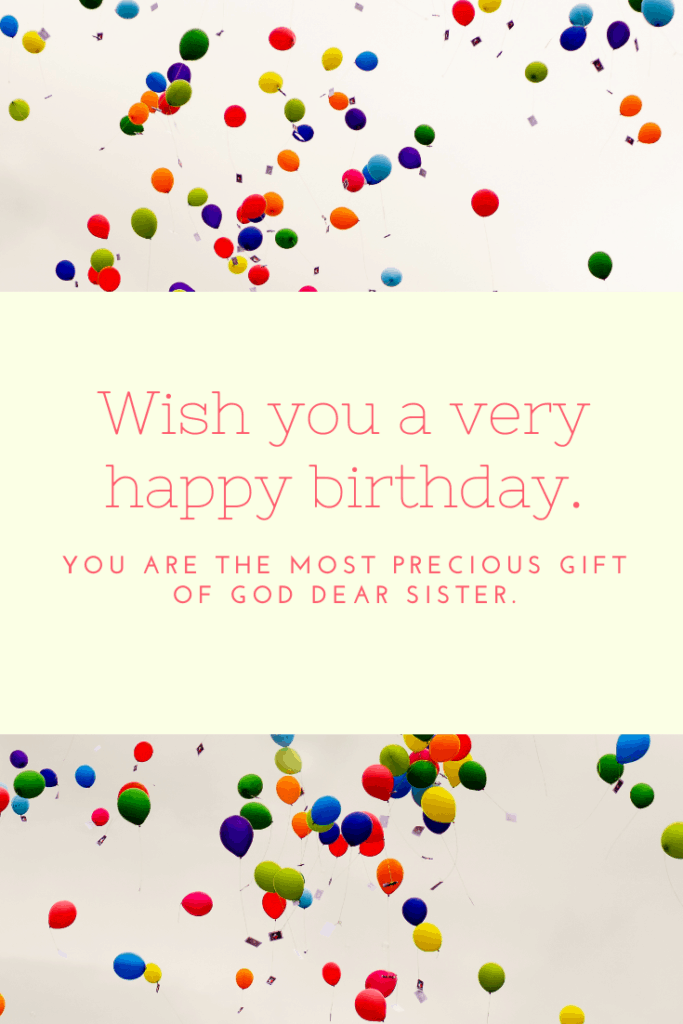 Birthday quote sister