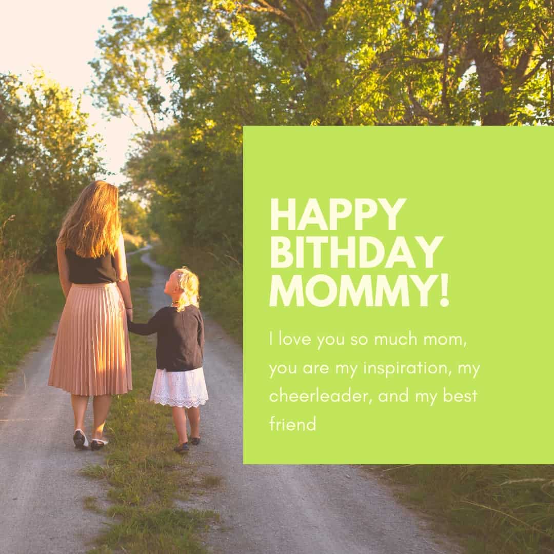 happy bithday Mommy!