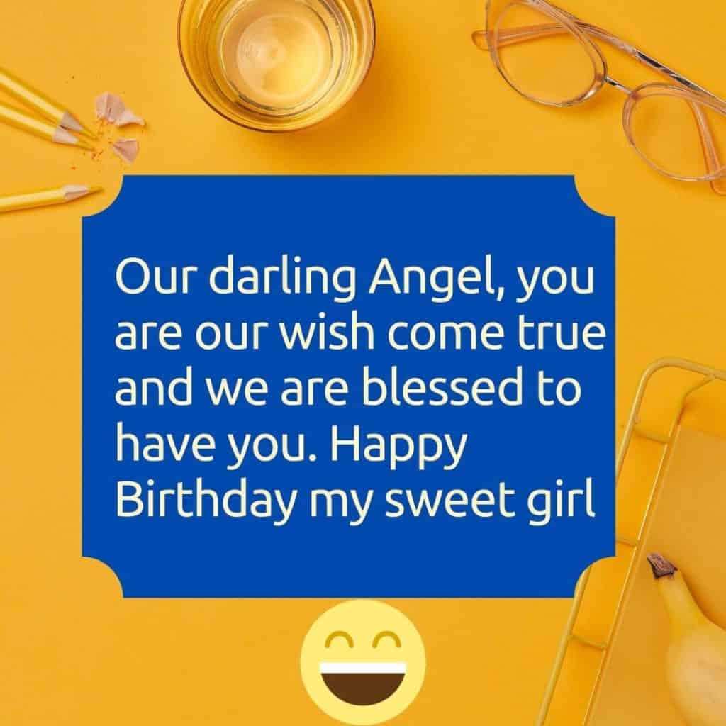 angel birthday wish