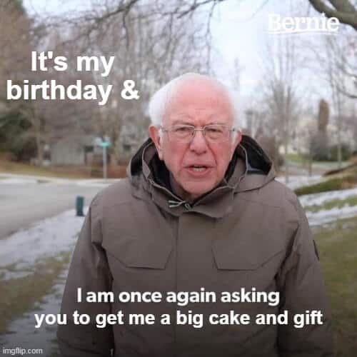 big cake birthday meme