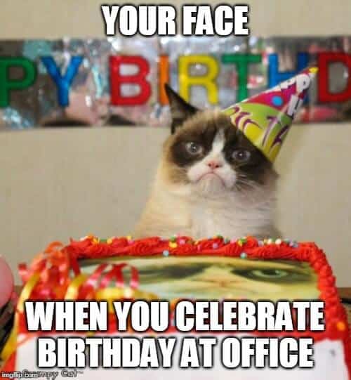 office birthday meme