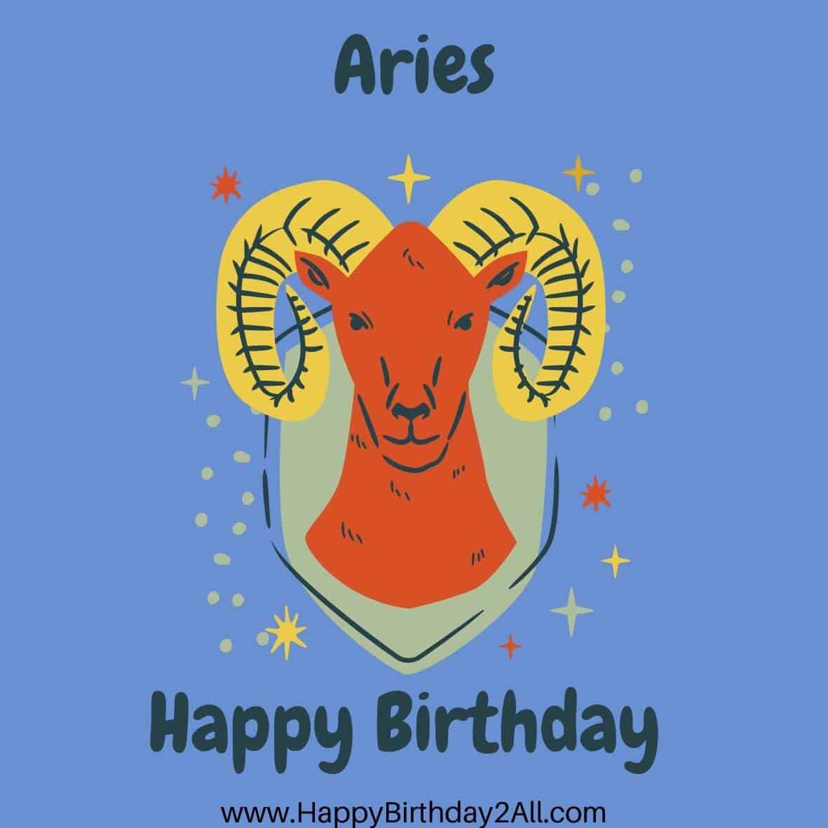 What is the birthday for Aries?