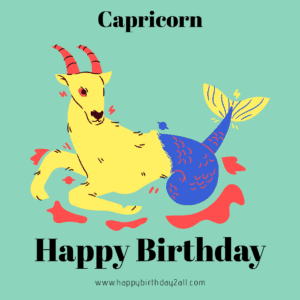 happy birthday capricorn