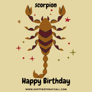 happy birthday scorpio