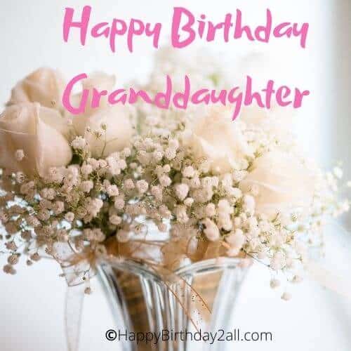Happy Birthday dear Granddaughter