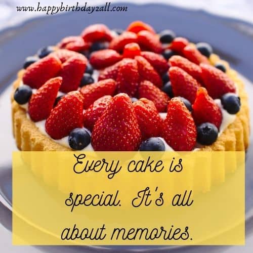 Every cake is special