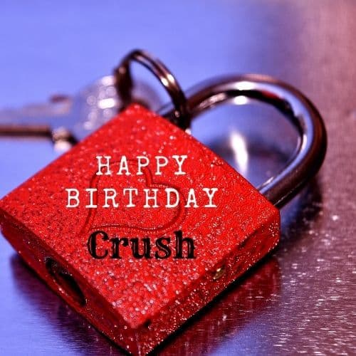happy birthday dear Crush