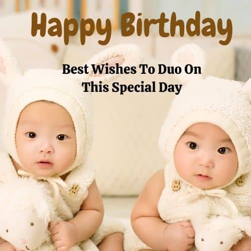 Birthday Wishes for Twin Brother & Sister