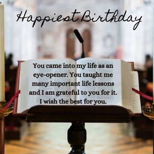 Happiest Birthday to respected pastor