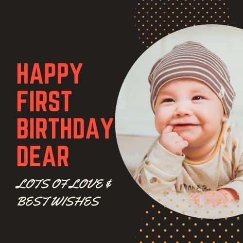 Happy First Birthday Dear