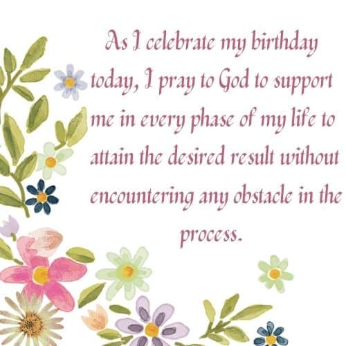 birthday prayers and sayings