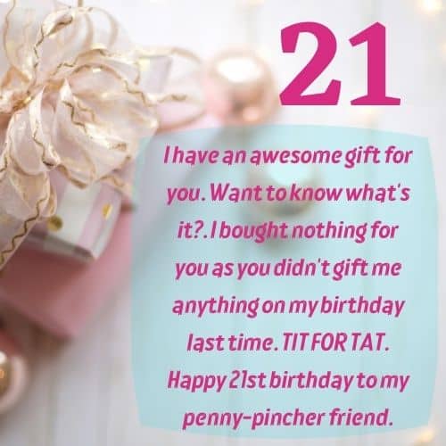 Happy 21st Birthday Wishes, Messages, Sayings & Quotes