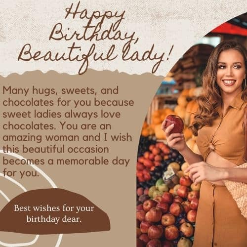 special birthday messages for women