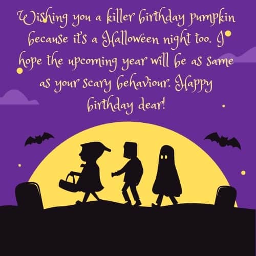 birthday quotes for halloween