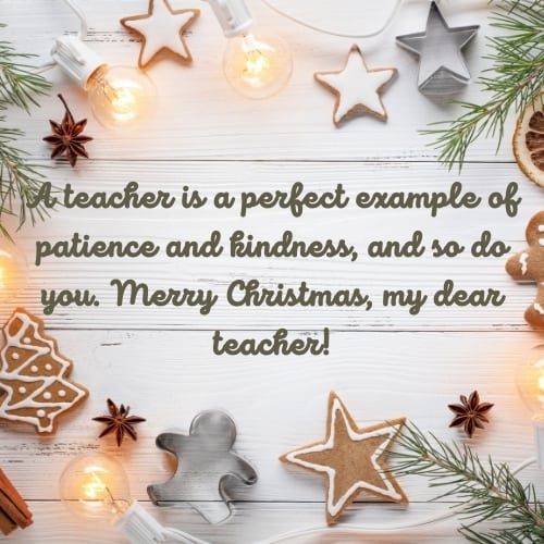 Christmas Wishes to Teachers from Present Students