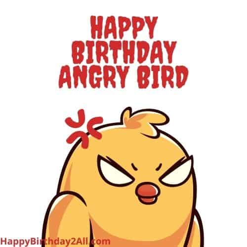 Happy Birthday Angry Bird 