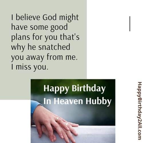 birthday wishes for dead husband