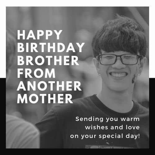 Happy Birthday Brother from Another Mother Wishes