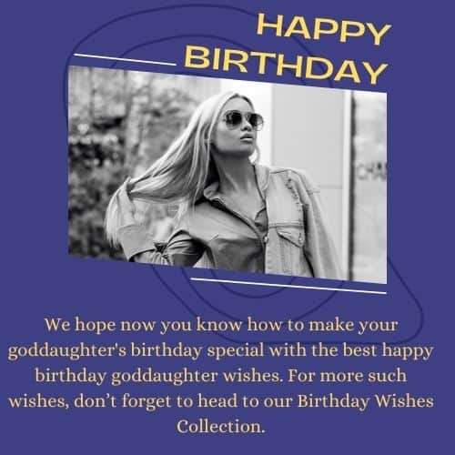Birthday Wishes for Goddaughter, Greetings, Messages, Quotes