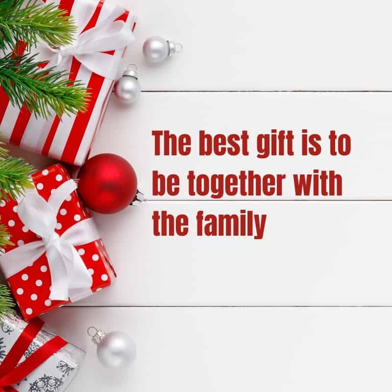 stay together with family christmas
