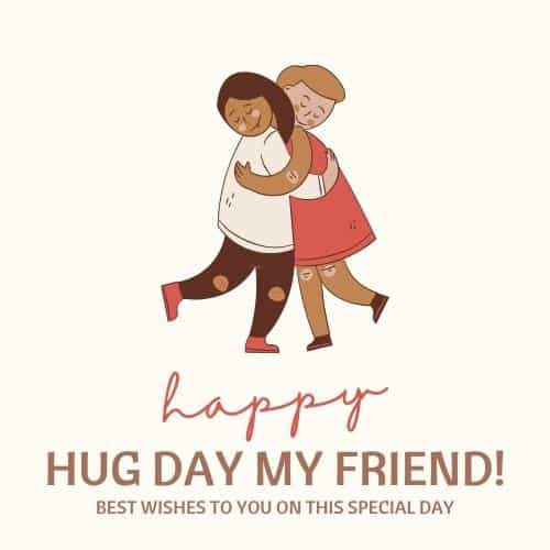happy hug day greetings