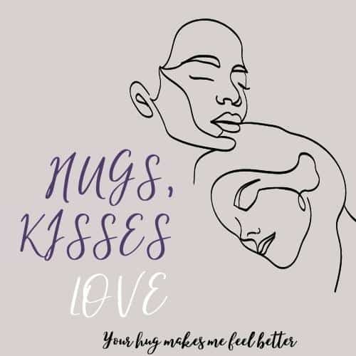 hug day and lots of kisses