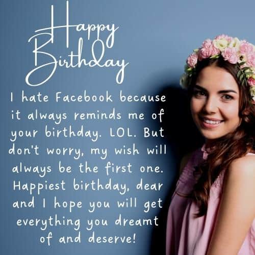 facebook birtday wishes