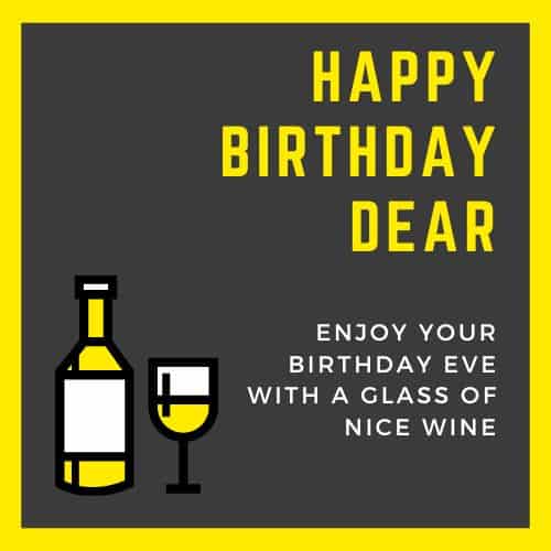 Happy Birthday to wine lovers