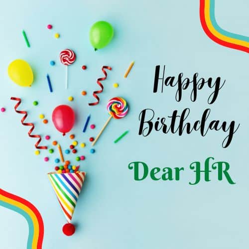 happy birthday dear HR
