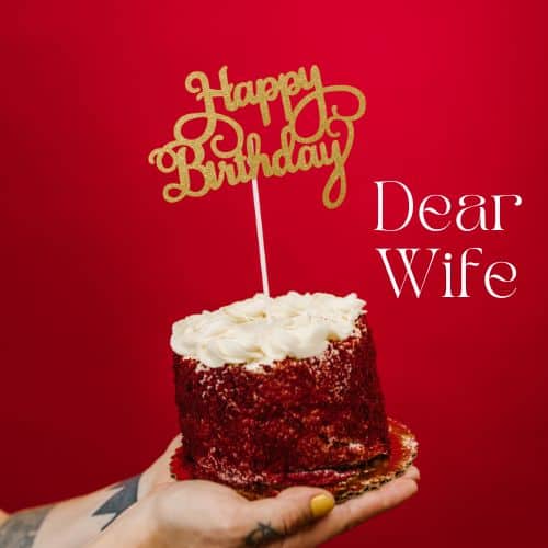 Birthday Cake Messages for Your Wife
